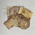 20 pcs vintage style scrap paper bundle
